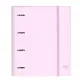 Ring binder Safta Rosa Pink (27 x 32 x 3.5 cm)