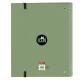 Ring binder Minnie Mouse Mint shadow Military green (27 x 32 x 3.5 cm)