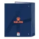 Ring binder Kelme Navy blue Orange Navy Blue A4 (27 x 33 x 6 cm)