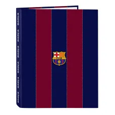 Carpeta de anillas F.C. Barcelona Rojo Azul marino A4 26.5 x 33 x 4 cm