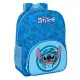 School Bag Stitch Blue 33 x 42 x 14 cm