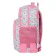 Mochila Escolar Moos Flores Multicolor 32 x 42 x 15 cm