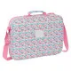 Cartera Escolar Moos Flores Multicolor 38 x 28 x 6 cm