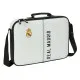 Cartera Escolar Real Madrid C.F. Blanco Gris 38 x 28 x 6 cm