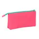Portatodo Triple Nait Nait Rosa fluor Rosa 22 x 12 x 3 cm