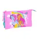 Portatodo Triple My Little Pony Magic Rosa Turquesa 22 x 12 x 3 cm