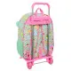 Mochila Escolar Disney Princess Bloom Verde Rosa 33 x 42 x 14 cm