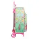 Mochila Escolar Disney Princess Bloom Verde Rosa 33 x 42 x 14 cm