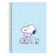 Notebook Snoopy Love Blue A5 80 Sheets