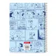 Notebook Snoopy Love Blue A5 80 Sheets