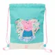 Backpack with Strings Peppa Pig Pretty flowers Yellow Mint 26 x 34 x 1 cm