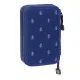 Double Pencil Case Harry Potter Captain Navy Blue 12.5 x 19.5 x 4 cm Double Pencil Case 29 Pieces
