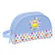 Neceser de Viaje Smiley Joyful Multicolor Azul claro Reciclable 28 x 18 x 10 cm