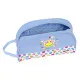 Neceser de Viaje Smiley Joyful Multicolor Azul claro Reciclable 28 x 18 x 10 cm
