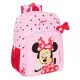 Mochila Escolar Minnie Mouse Naive Rosa 33 x 42 x 14 cm