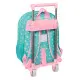 Mochila Escolar con Ruedas Peppa Pig Pretty flowers Amarillo Menta 26 x 11 x 67 cm 26 x 34 x 11 cm
