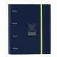 Ring binder Munich North Navy Blue 27 x 32 x 3.5 cm