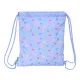 Backpack with Strings Benetton Lila Lilac 35 x 40 x 1 cm