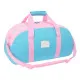 Sports bag Benetton Unique Pink Turquoise 50 x 26 x 20 cm