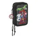 School Case with Accessories The Avengers Vendetta Black 12,5 x 19,5 x 5,5 cm 37 Pieces