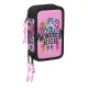 Estuche Escolar con Accesorios Monster High Drama Multicolor 12,5 x 19,5 x 5,5 cm 37 Piezas