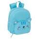 Child bag Safta Gato Light Blue 20 x 25 x 9 cm