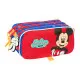 Portatodo Triple Mickey Mouse Clubhouse Good day Azul 21,5 x 10 x 8 cm