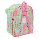 Mochila Escolar Disney Princess Bloom Verde Rosa 22 x 27 x 10 cm