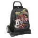 School Rucksack with Wheels The Avengers Vendetta Black 32 x 44 x 16 cm