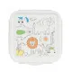 Lunch box Safta Zoo Beige 13 x 7.5 x 13 cm