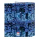 Ring binder El Niño Roller Blue Black A4 27 x 33 x 6 cm