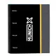 Carpeta de anillas Munich Topo Negro 27 x 32 x 3.5 cm