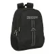 School Bag Kappa Dark Black 32 x 44 x 16 cm