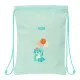 Backpack with Strings Safta Fiesta Green 26 x 34 x 1 cm
