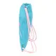 Backpack with Strings Benetton Unique Pink Turquoise 35 x 40 x 1 cm