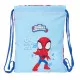 Backpack with Strings Spider-Man Rescue Blue Red 26 x 34 x 1 cm