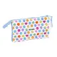 Holdall Smiley Joyful Multicolour Light Blue 22 x 12 x 3 cm