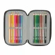 Triple Pencil Case Safta Urban style Blue Grey 12,5 x 19,5 x 5,5 cm 37 Pieces