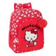 School Bag Hello Kitty Iconic White Red 26 x 34 x 11 cm