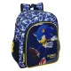 School Bag Sonic City Blue 32 x 38 x 12 cm