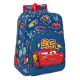 School Bag Cars Racing Navy Blue 27 x 33 x 10 cm