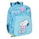School Bag Snoopy Love Light Blue 26 x 34 x 11 cm