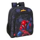 Mochila Escolar Spider-Man Attack Negro 32 x 38 x 12 cm