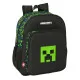 Mochila Escolar Minecraft Tnt Multicolor 32 x 38 x 12 cm