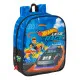 School Bag Hot Wheels Let's race Blue Black 22 x 27 x 10 cm