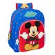 School Bag Mickey Mouse Clubhouse Good day Blue 32 x 38 x 12 cm