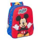 School Bag Mickey Mouse Clubhouse Good day Blue 26 x 34 x 11 cm