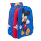 School Bag Mickey Mouse Clubhouse Good day Blue 26 x 34 x 11 cm