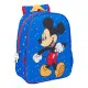 School Bag Mickey Mouse Clubhouse Good day Blue 26 x 34 x 11 cm
