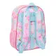 Mochila Escolar Barbie Painterly Rosa Azul cielo 26 x 34 x 11 cm